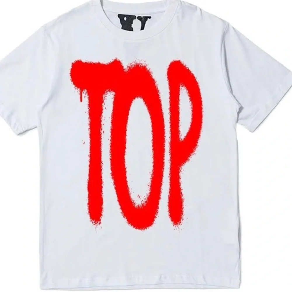 YoungBoy Never Broke Again x VLONE “TOP” Tee – White / Red - Size XL - Picture 1 of 4